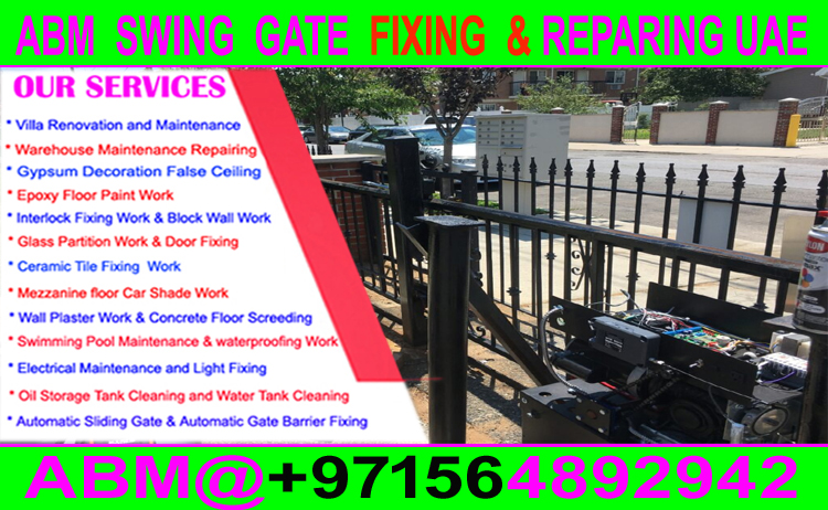 Automatic Garage Door Fixing And Maintenance Company In Dubai Ajman Sharjah