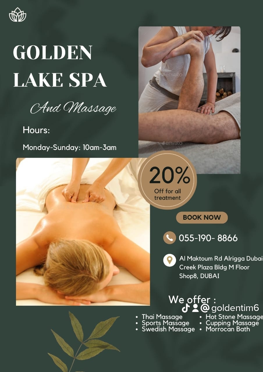 Golden Lake Spa Massage in Dubai