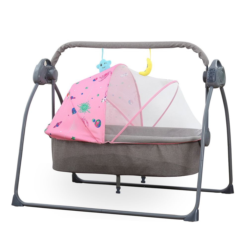 Modern Baby Cradle With Rocking Feature Like New