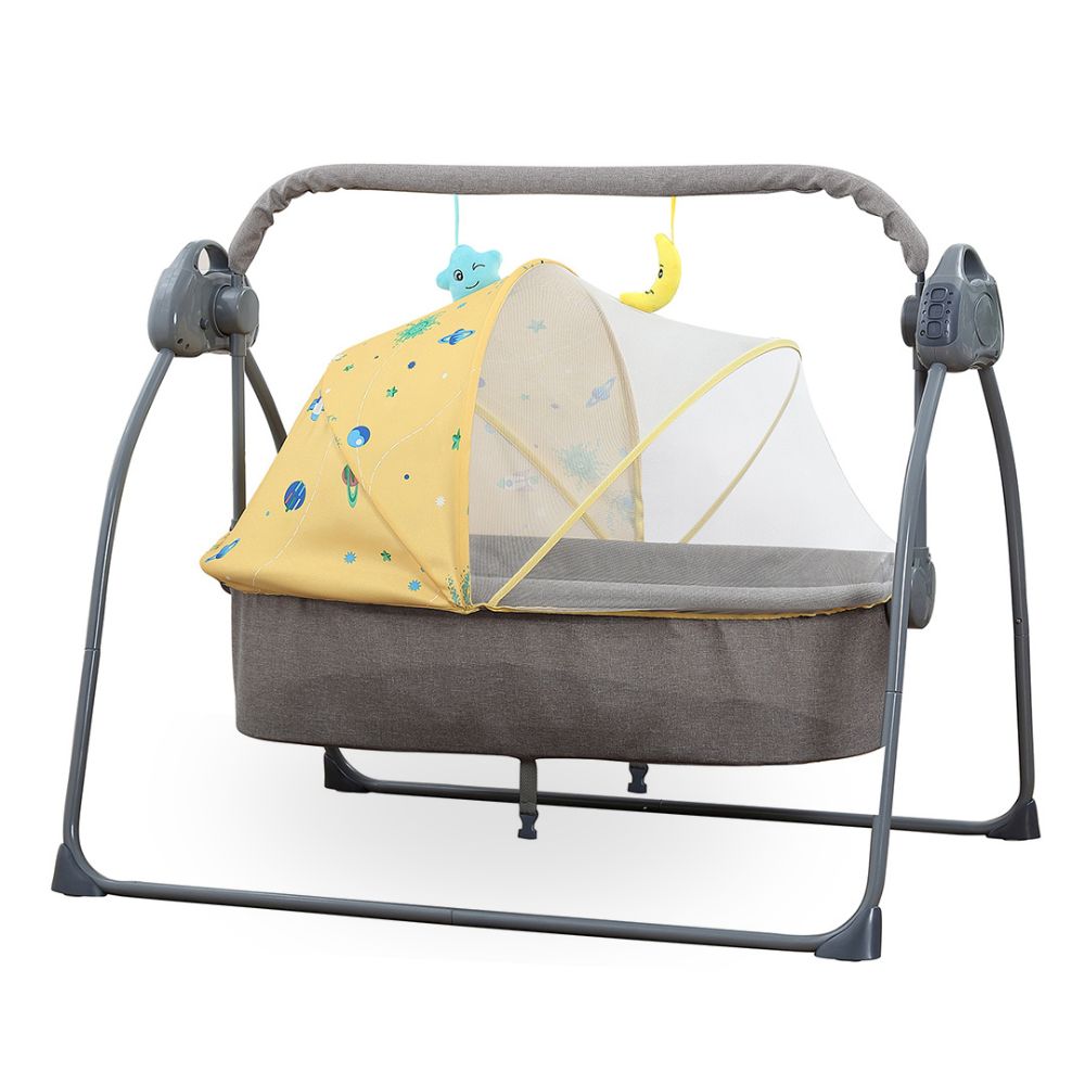 Modern Baby Cradle With Rocking Feature Like New