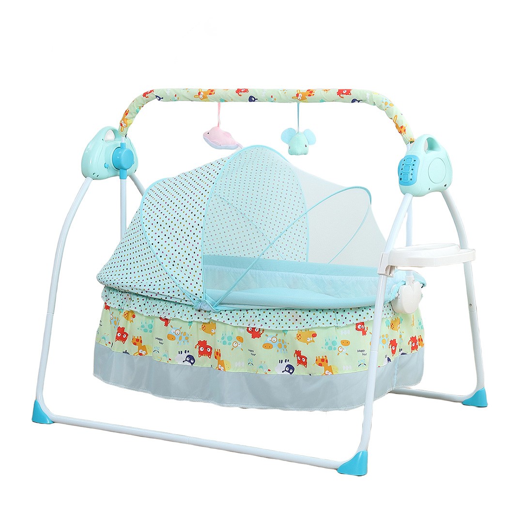 Modern Baby Cradle With Rocking Feature Like New