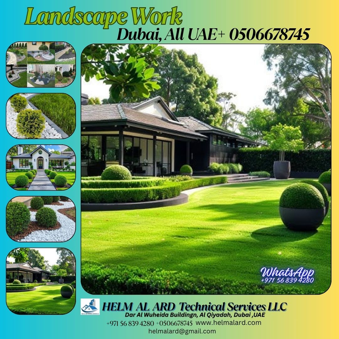Garden Arificial Grass Fixing Contractor In Ajman,sharjah,dubai, Uae