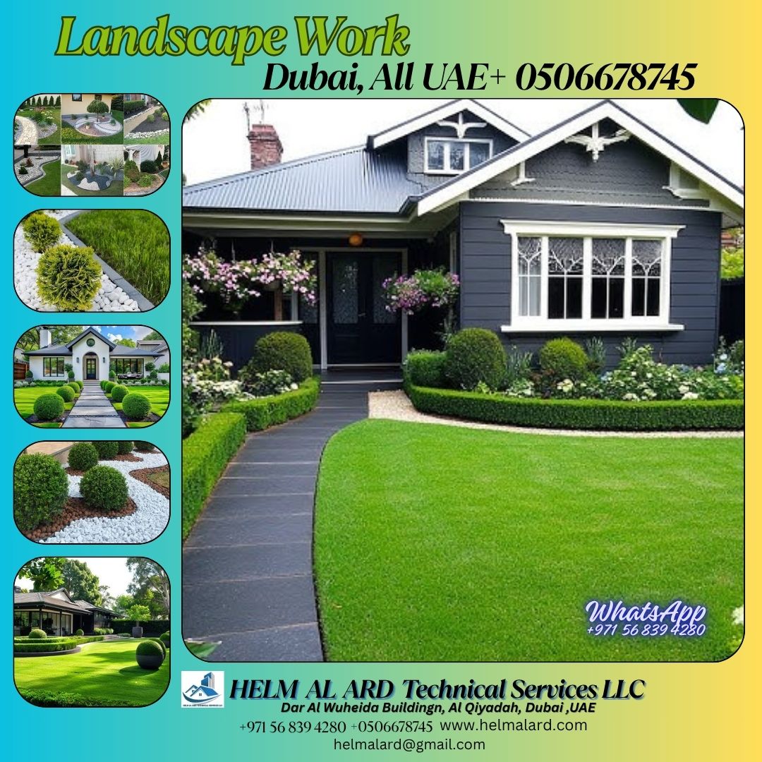 Garden Arificial Grass Fixing Contractor In Ajman,sharjah,dubai, Uae