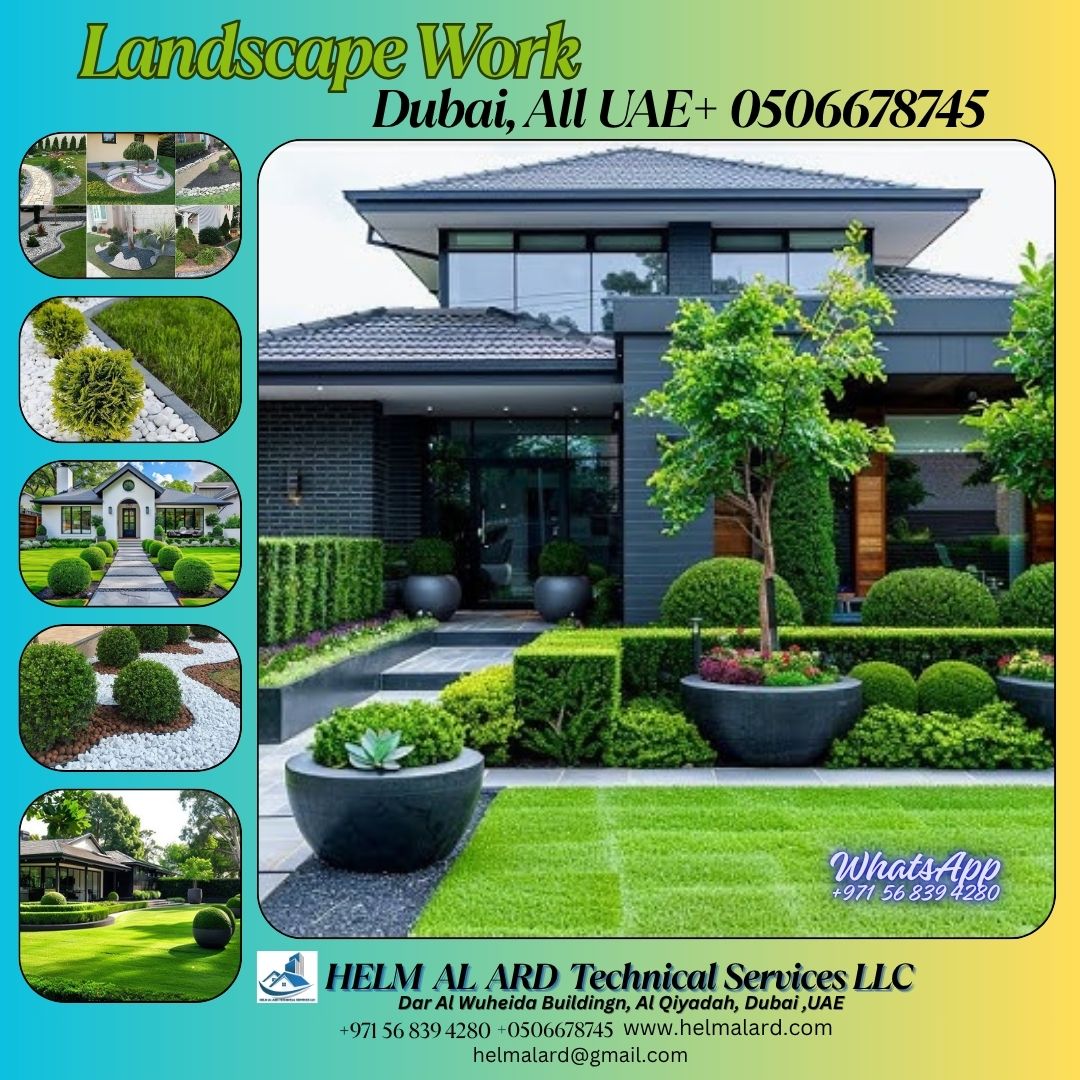 Garden Arificial Grass Fixing Contractor In Ajman,sharjah,dubai, Uae
