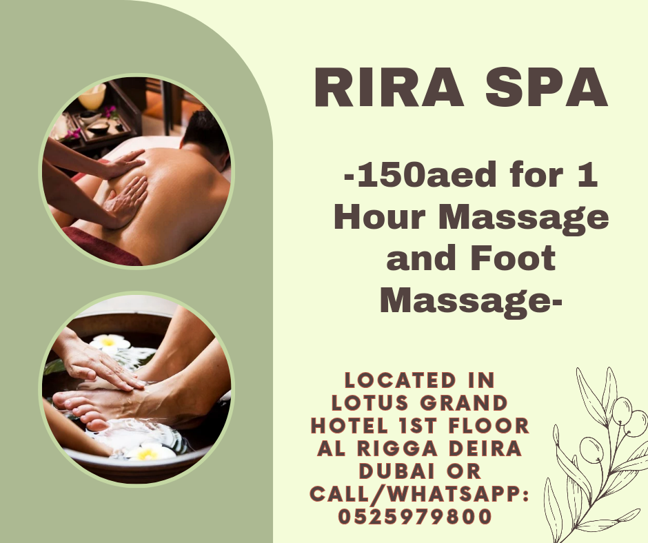 Rira Spa Offer 7 20 2024 in Dubai