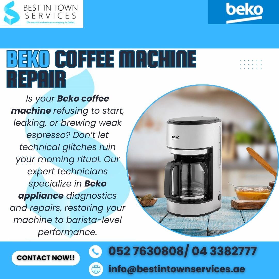 Beko Coffee Machine Repair Services in Dubai