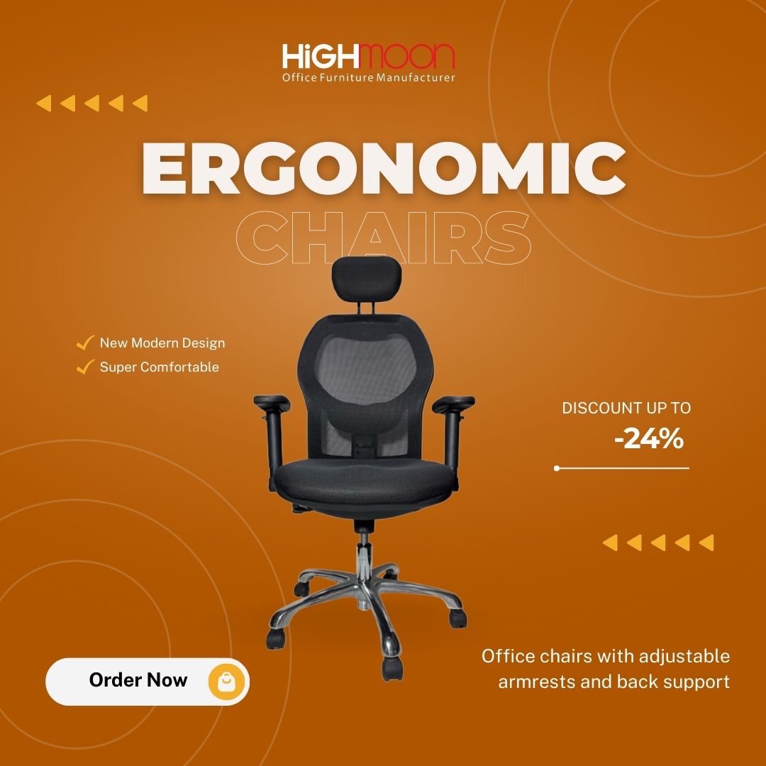 Best Offers On Ergonomic Chairs In Dubai Highmoon Furniture Ensures Office Comfort