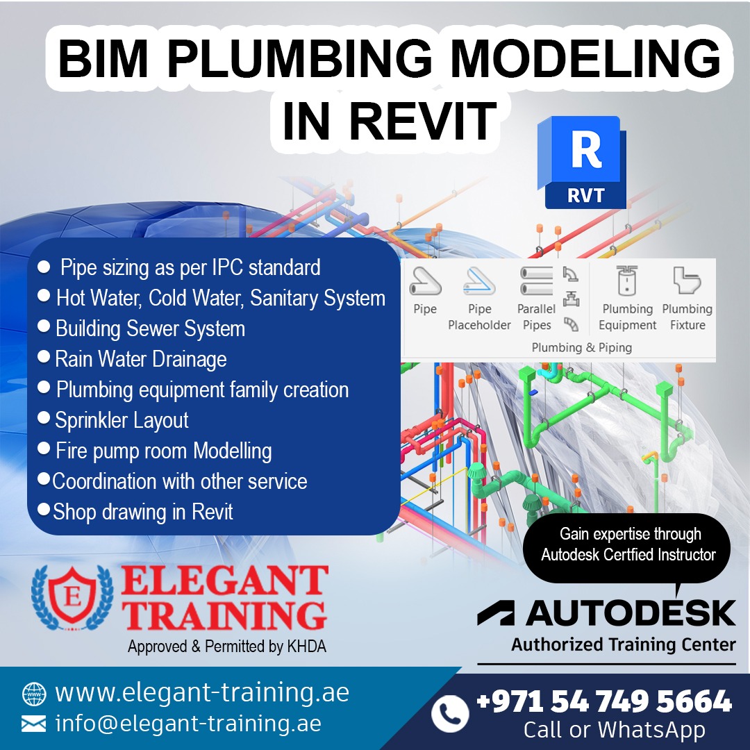 Bim Plumbing Modeling In Revit