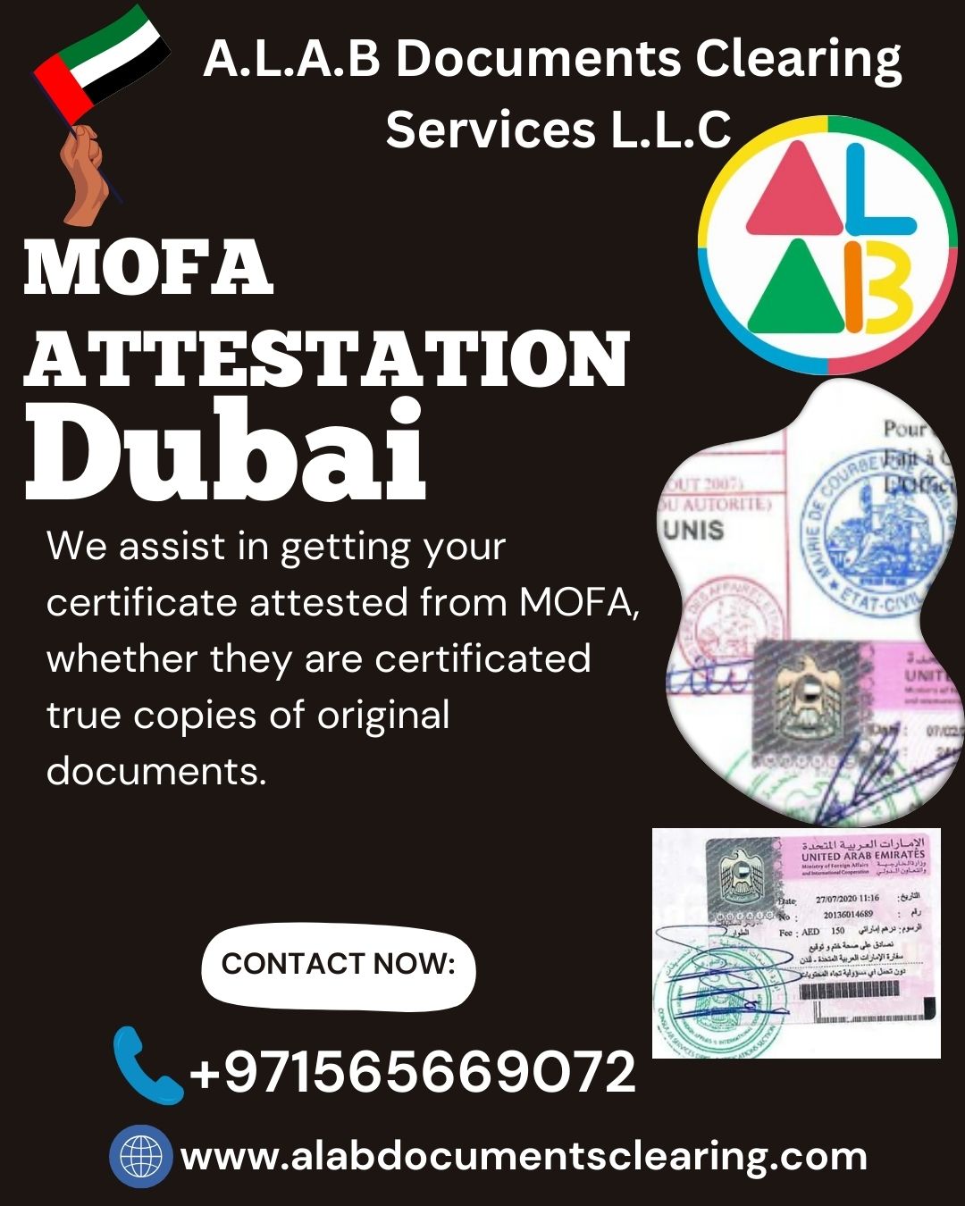 Mofa Attestation Service In Dubai