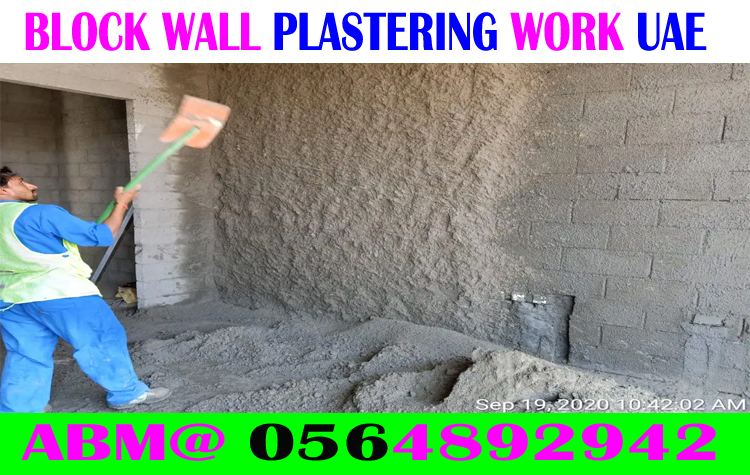 Block Wall Fixing Work Contractor Ajman Sharjah Dubai