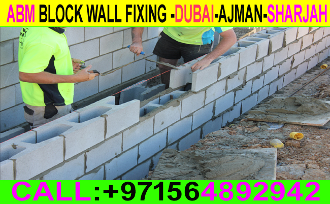 Block Wall Fixing And Plastering Contractor 0564892942