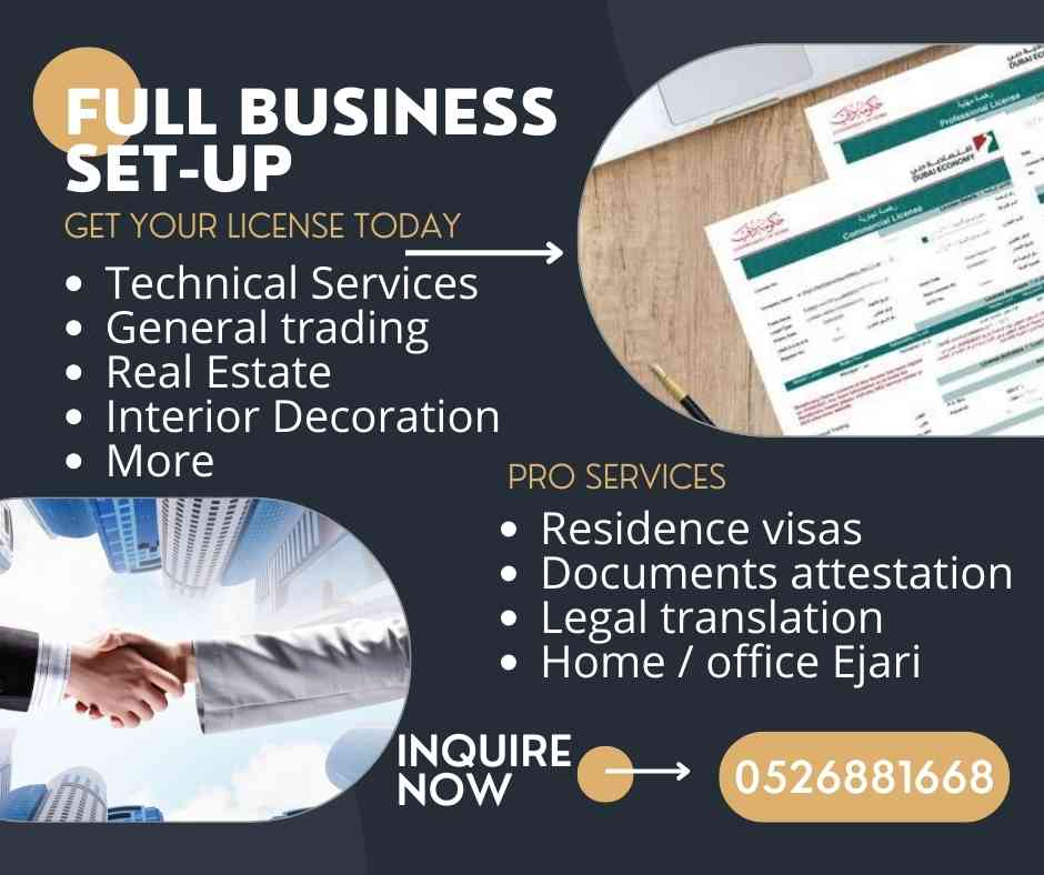 Full Business Set Up And Other Legal Services