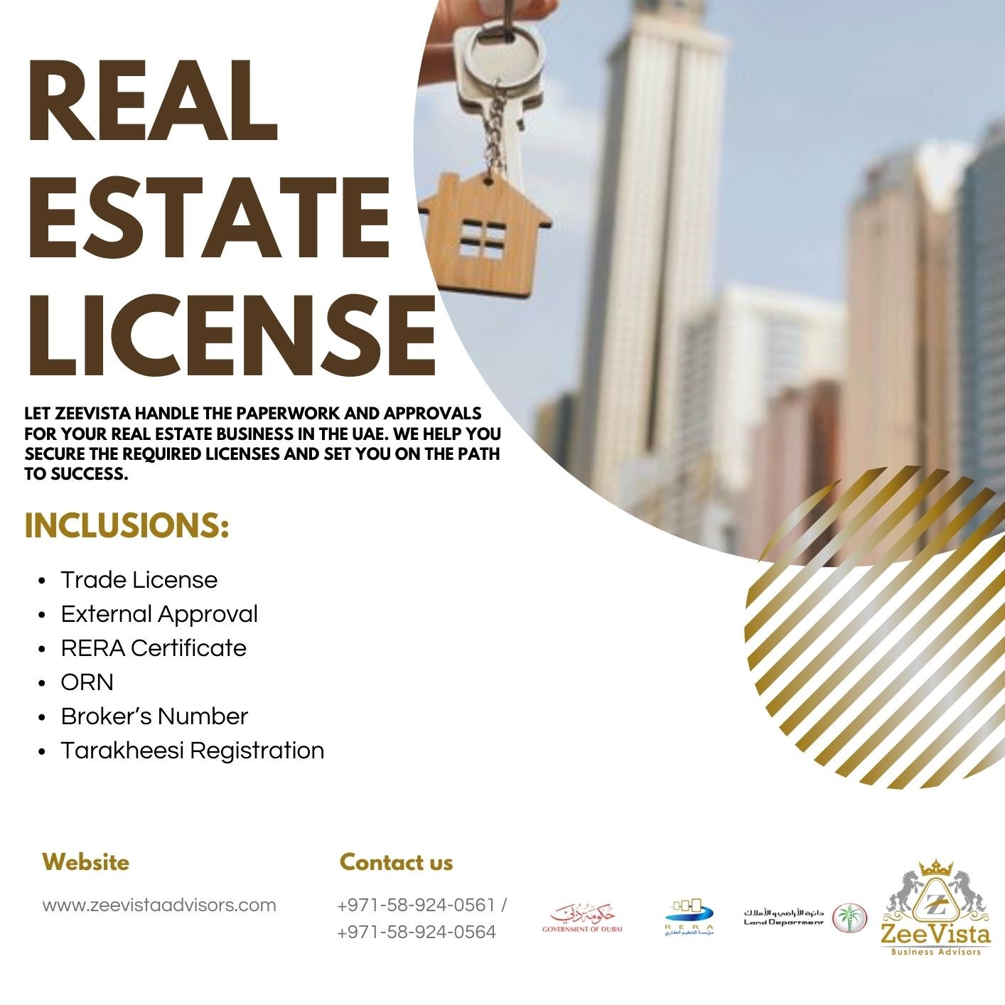 Real Estate License Zeevista Business Advisors