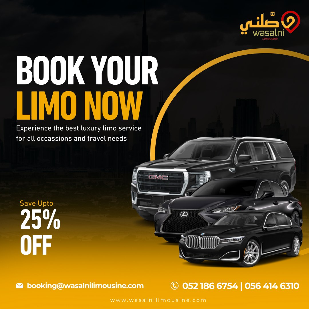 Book A Ride Now And Get Offer Wasalni Limousine