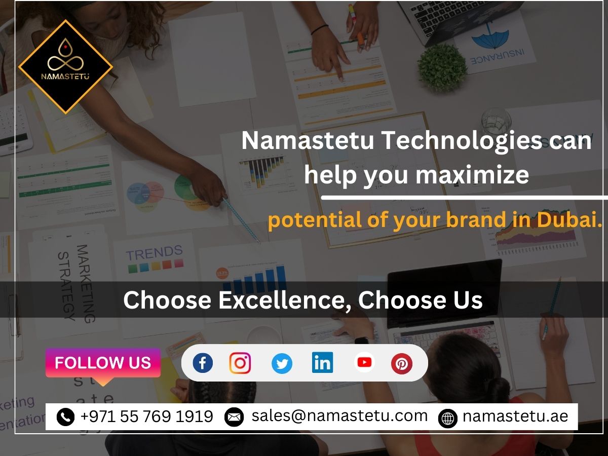 Namastetu Technologies Can Help You Maximize The Potential Of Your BRand In Dubai