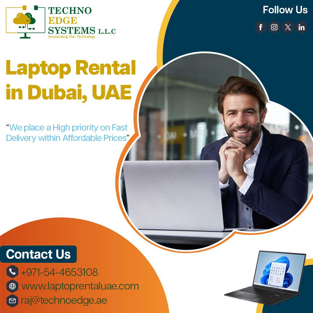Scale Your Business With Laptop Rental Services In Dubai, Uae