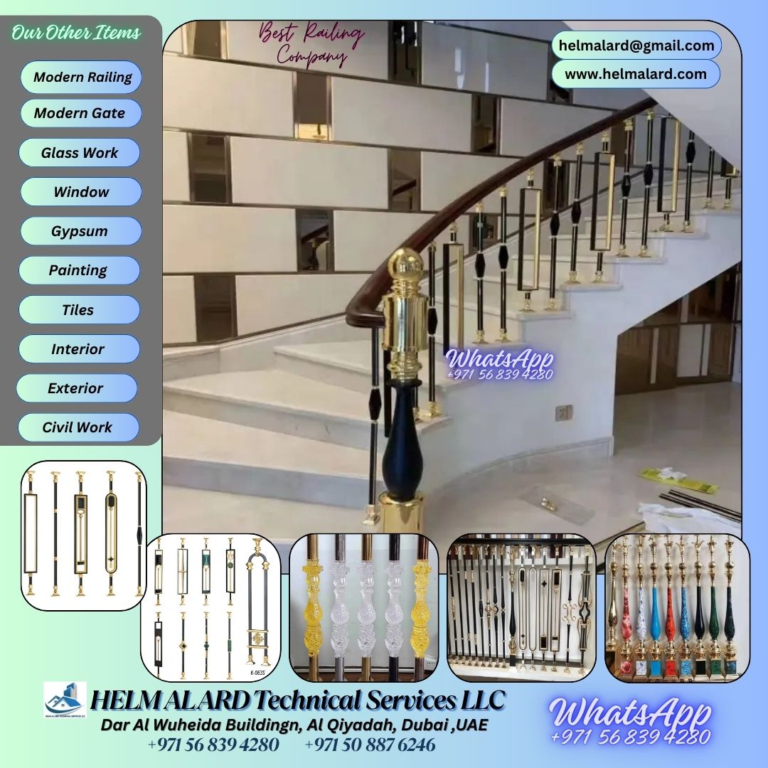 Stair Railing, Railing, Aluminum Railing, , Staircase, Modern Staircase,