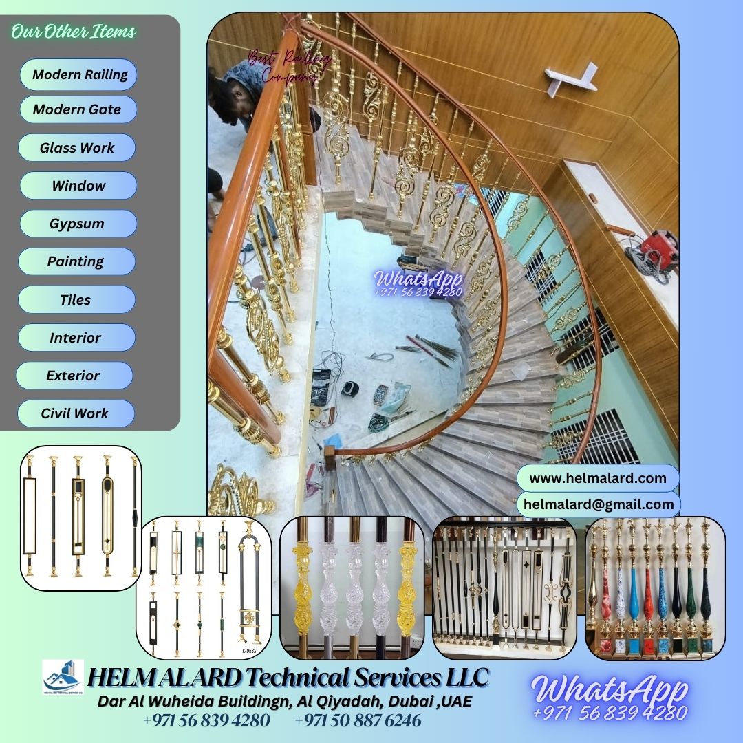 Stair Railing, Railing, Aluminum Railing, , Staircase, Modern Staircase,