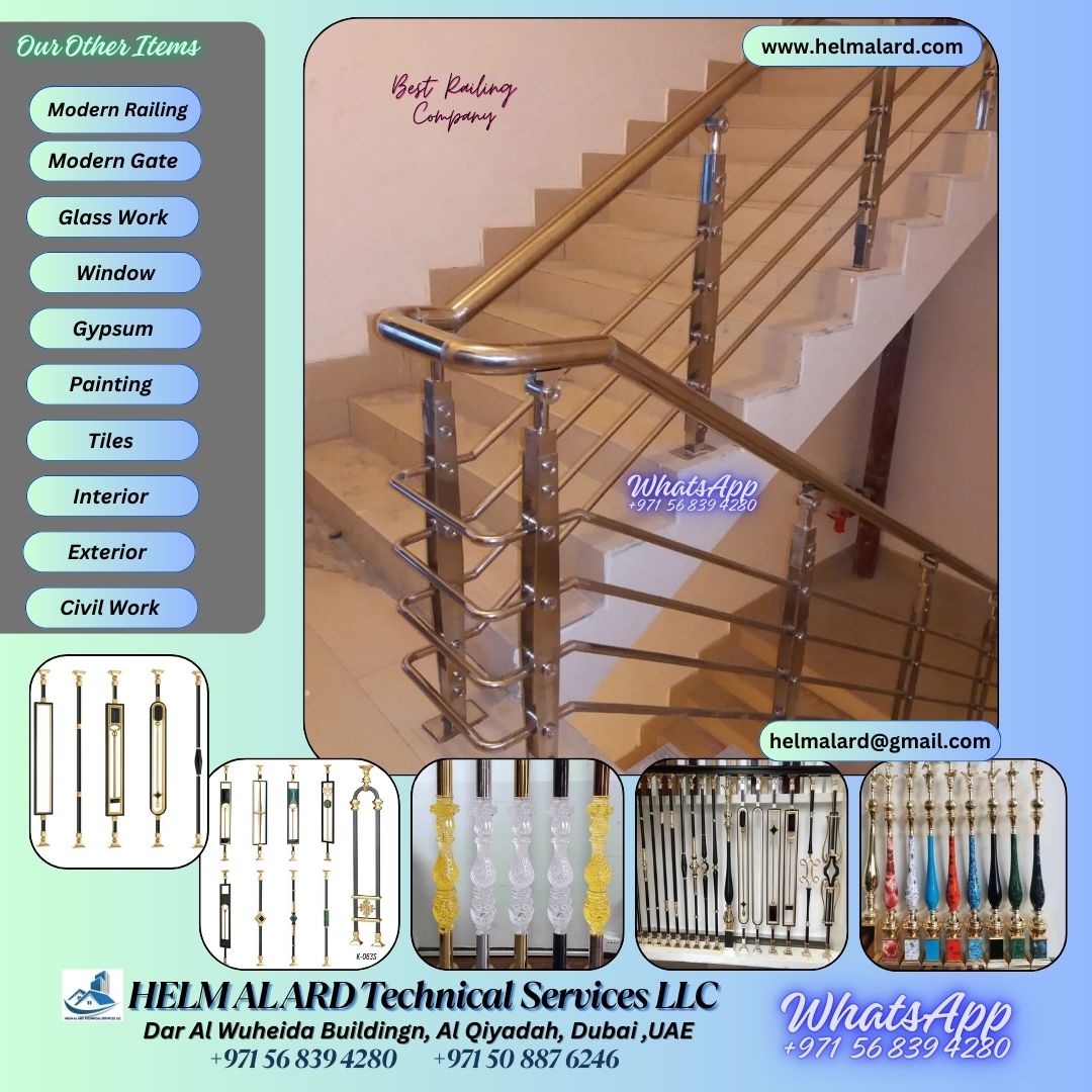 Railing Staircase in Dubai