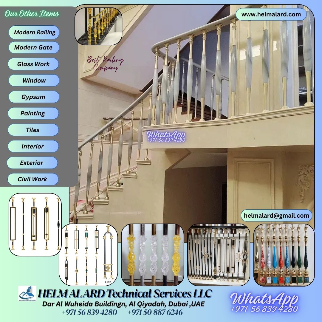 Stair Railing, Railing, Aluminum Railing, , Staircase, Modern Staircase,