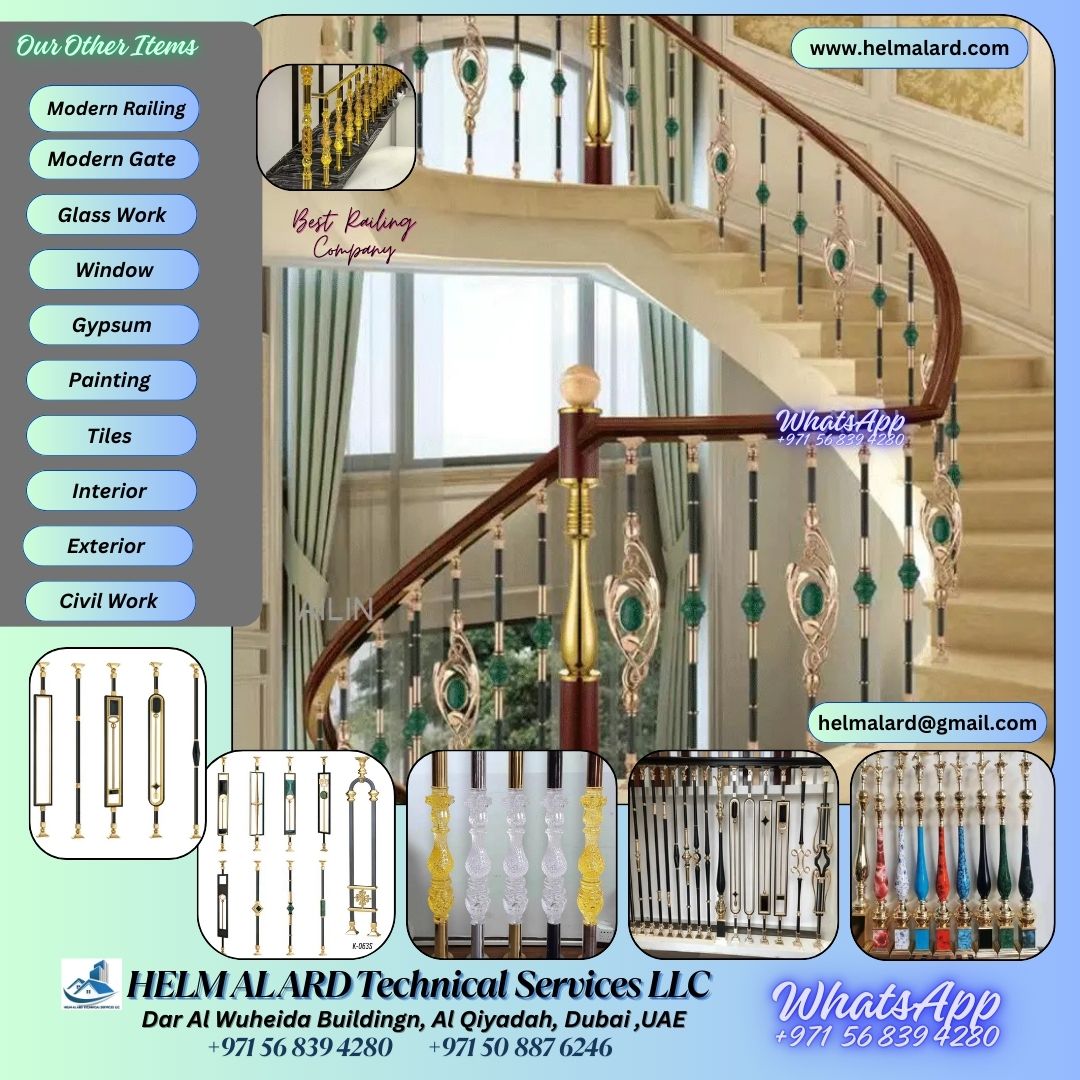 Stair Railing, Railing, Aluminum Railing, , Staircase, Modern Staircase,