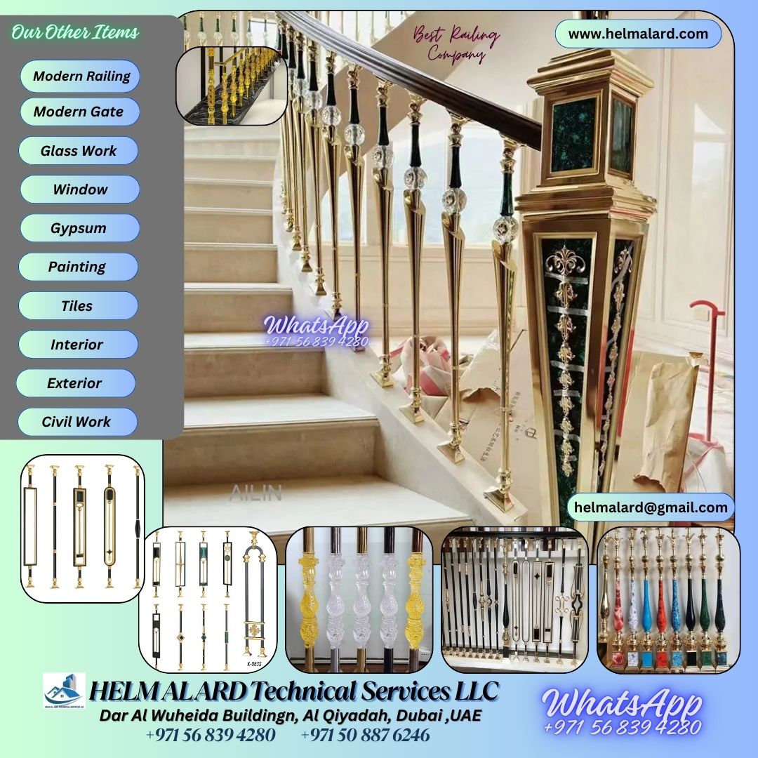 Railing Staircase in Dubai