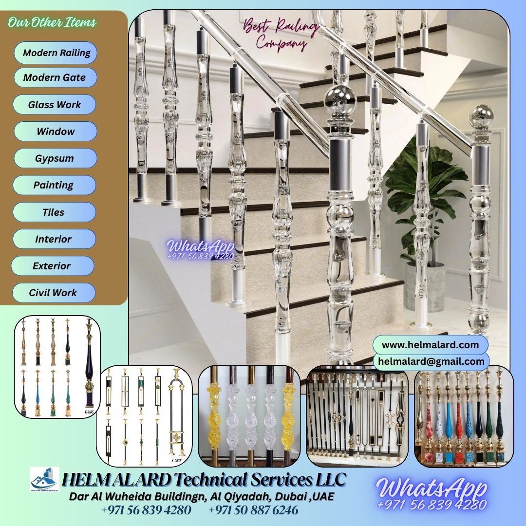Railing Staircase in Dubai