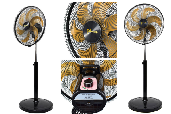 BRushless Pedestal Fan Adjustable Height 18 Inches