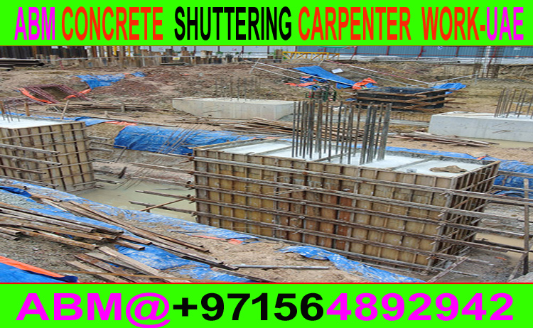 Concrete Steel Fixing And Shuttering Carpenter Work Company Ajman Sharjah Dubai
