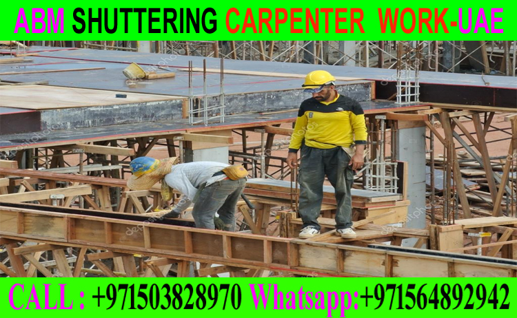 Concrete Steel Fixing And Shuttering Carpenter Work Company Ajman Sharjah Dubai