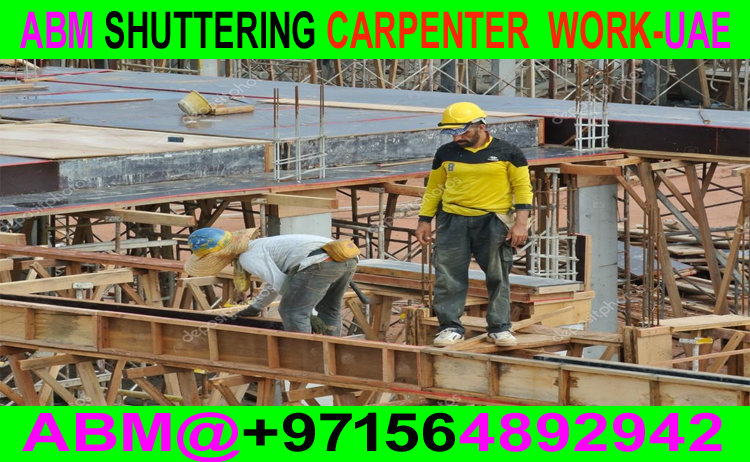 Concrete Steel Fixing And Shuttering Carpenter Work Company Ajman Sharjah Dubai