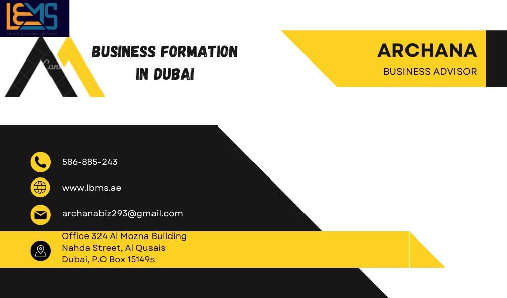 Business Formation In Dubai