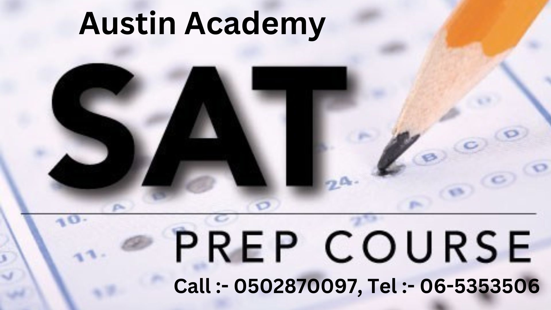 Sat Training In Sharjah With Best Offer Call 0502870097