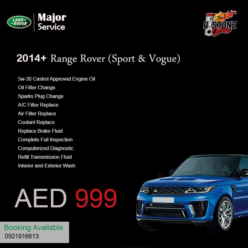 Range Rover Oil Change And Service Center In Dubai