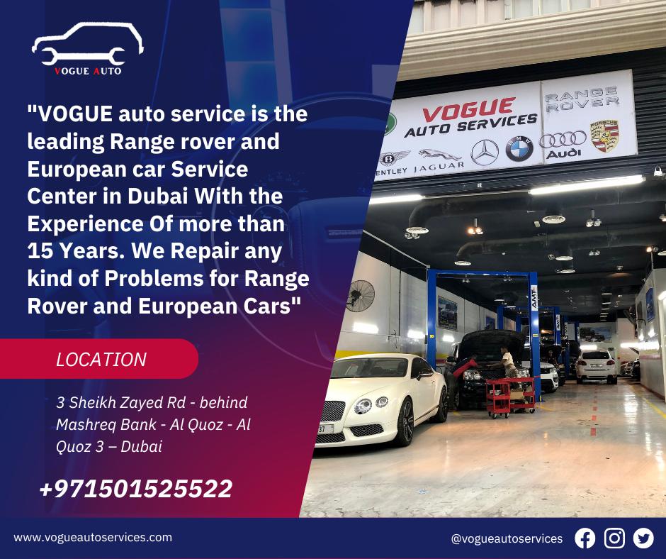 Range Rover And Porsche Service Center In Sharjah
