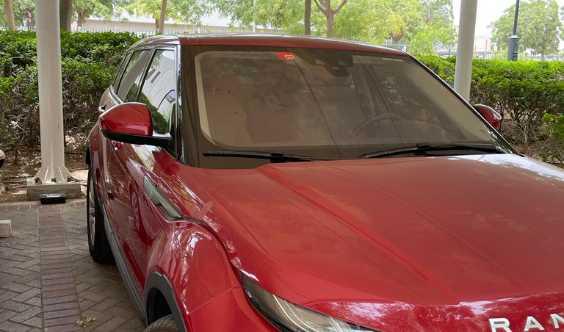 Range Rover Evoque 2018 Frenzie Red Camel Interior