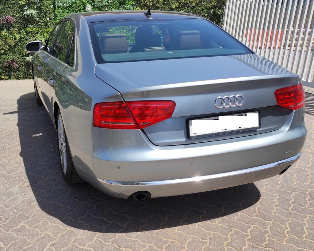 Audi A8 2012 Silver 117000 For Sale Price Negotiable