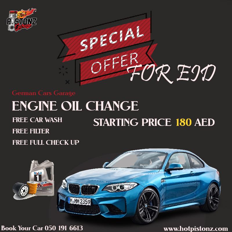 Car Oil Change And Service Center In Dubai