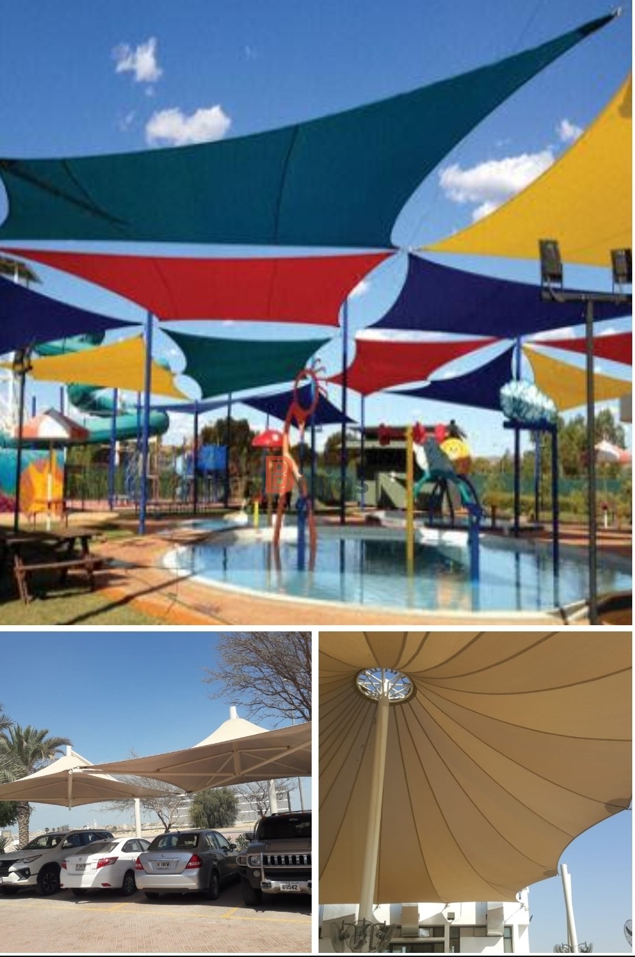 Car Parking Shades, Awnings, Playground Shades, Tensile Shades