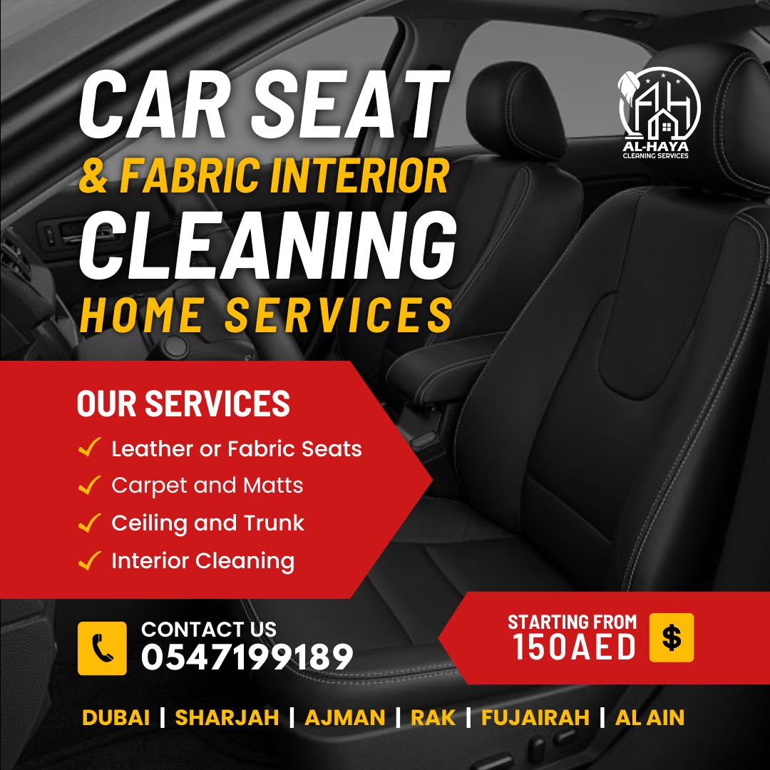 Seat Shampooing Near Me Sharjah 0547199189