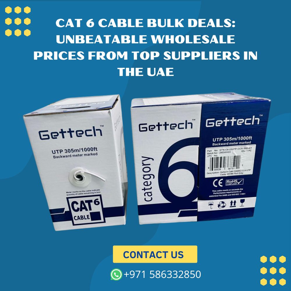 Cat 6 Cable Bulk Deals Unbeatable Wholesale Prices From Top Suppliers In The Uae