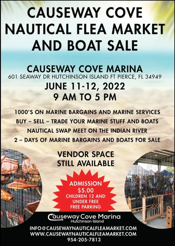 Marine Events Causeway Cove Nautical Flea Market And Boat Sale