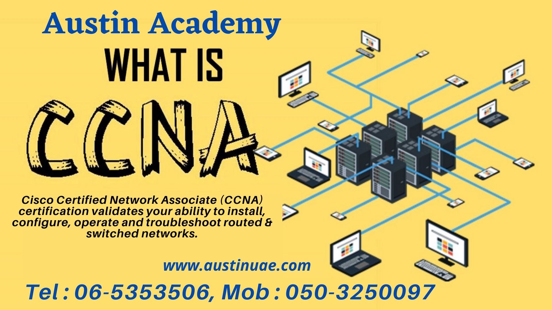 Ccna Classes In Sharjah With Best Offer 0503250097