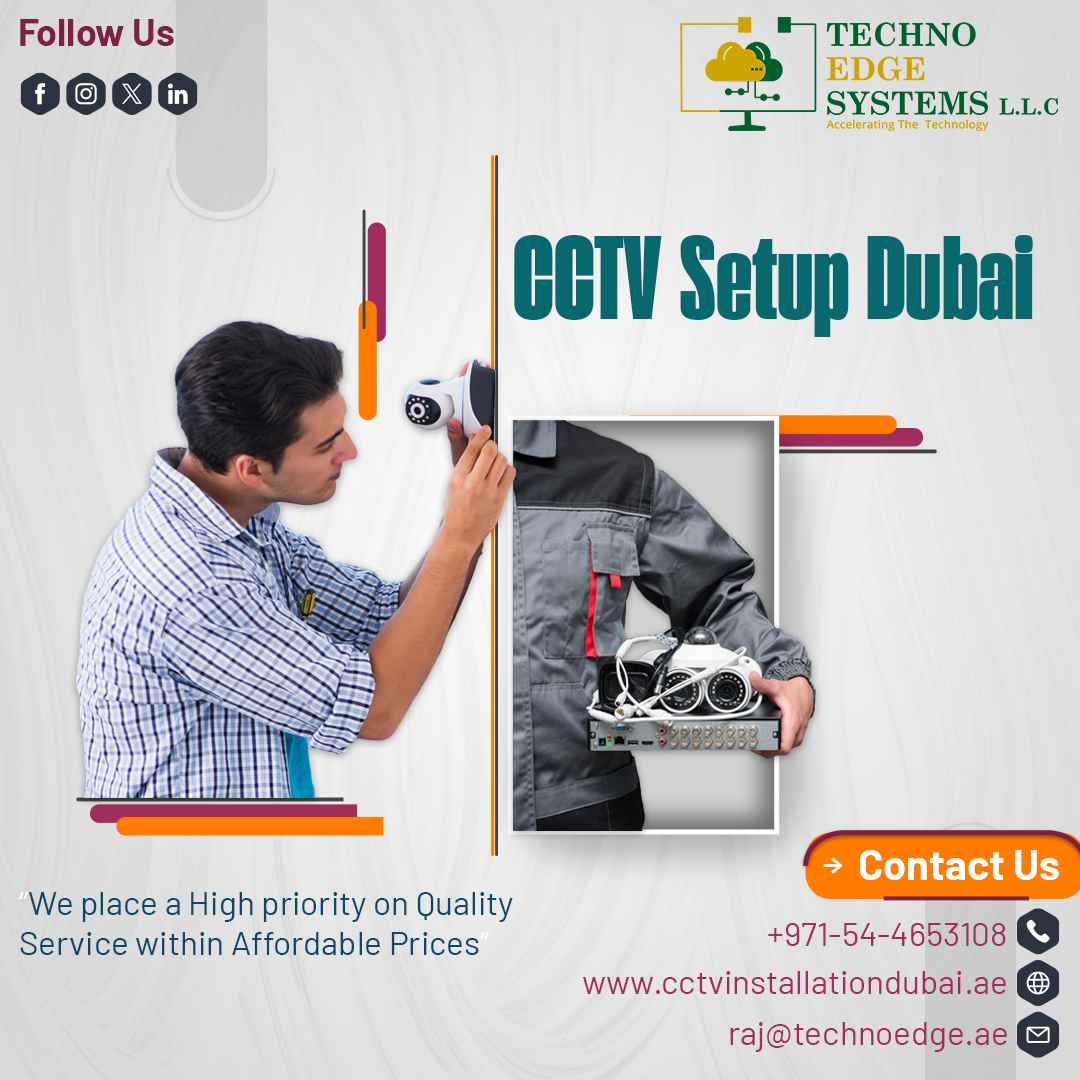 Get Leading Amc Services For Cctv Setup In Dubai