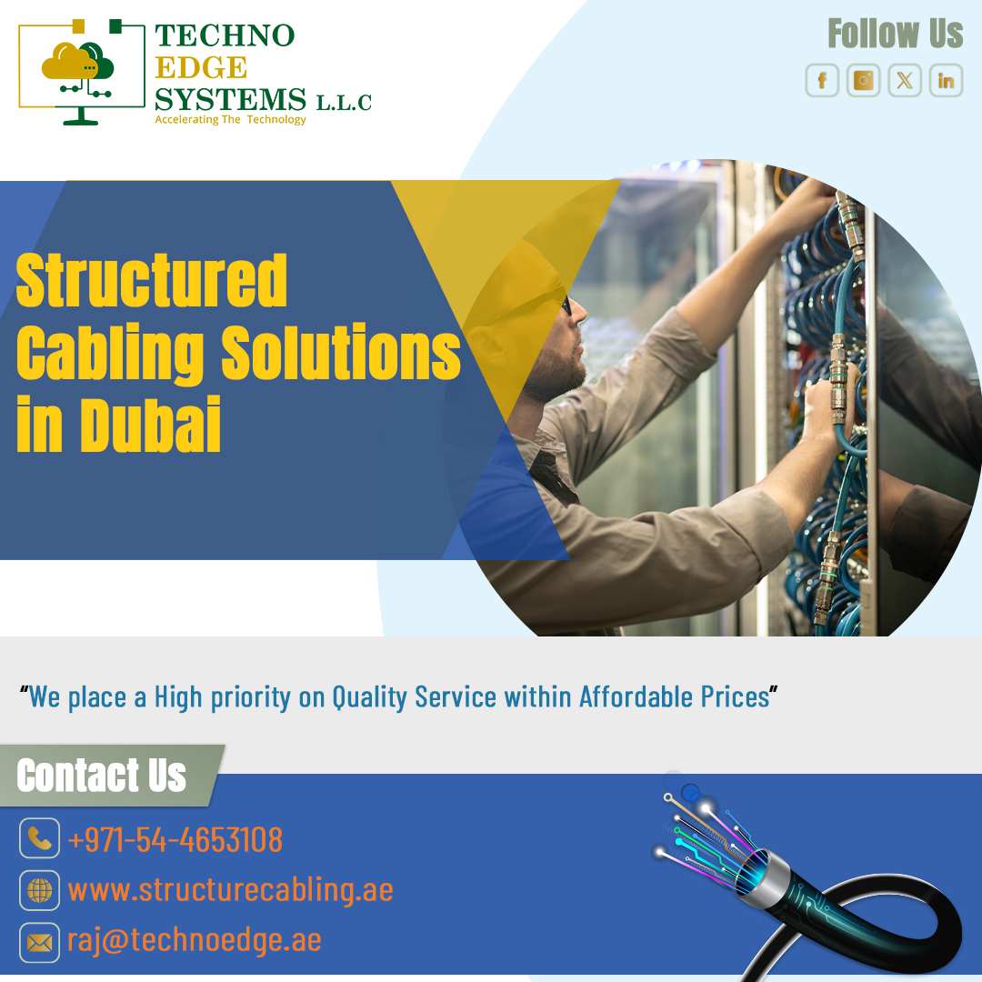 Flexible Structured Cabling Services In Dubai, Uae