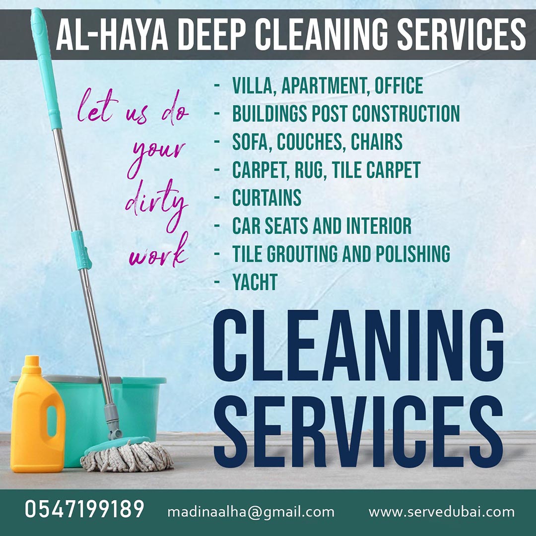 Cleaning Services In Dubai Jumeirah Village Circle 0547199189