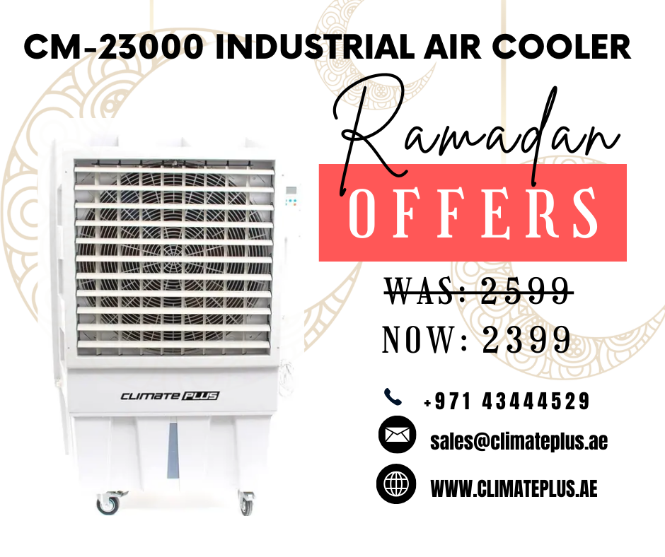 Climate Plus Industrial Air Cooler With 23000 Air Flow