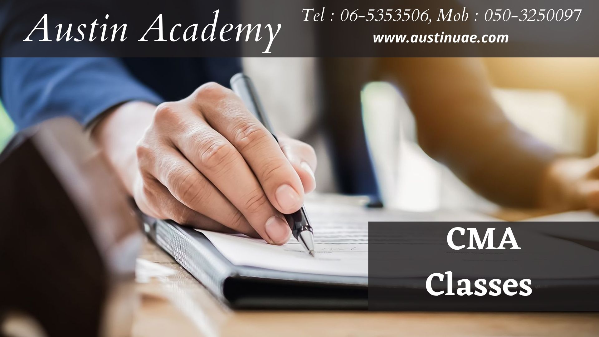 Cma Classes In Sharjah With Best Discount 0588197415