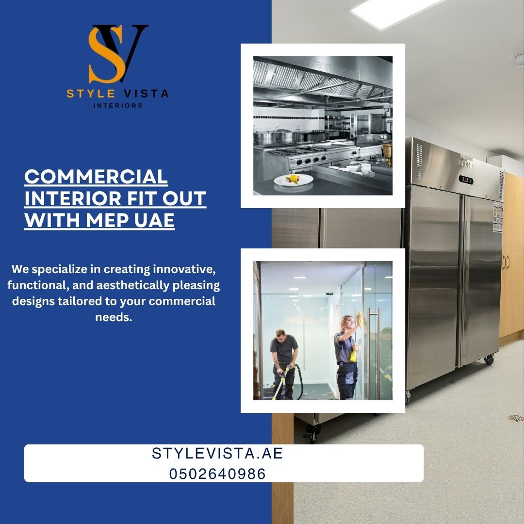 Commercial Interior Fit Out With Mep Uae in Dubai