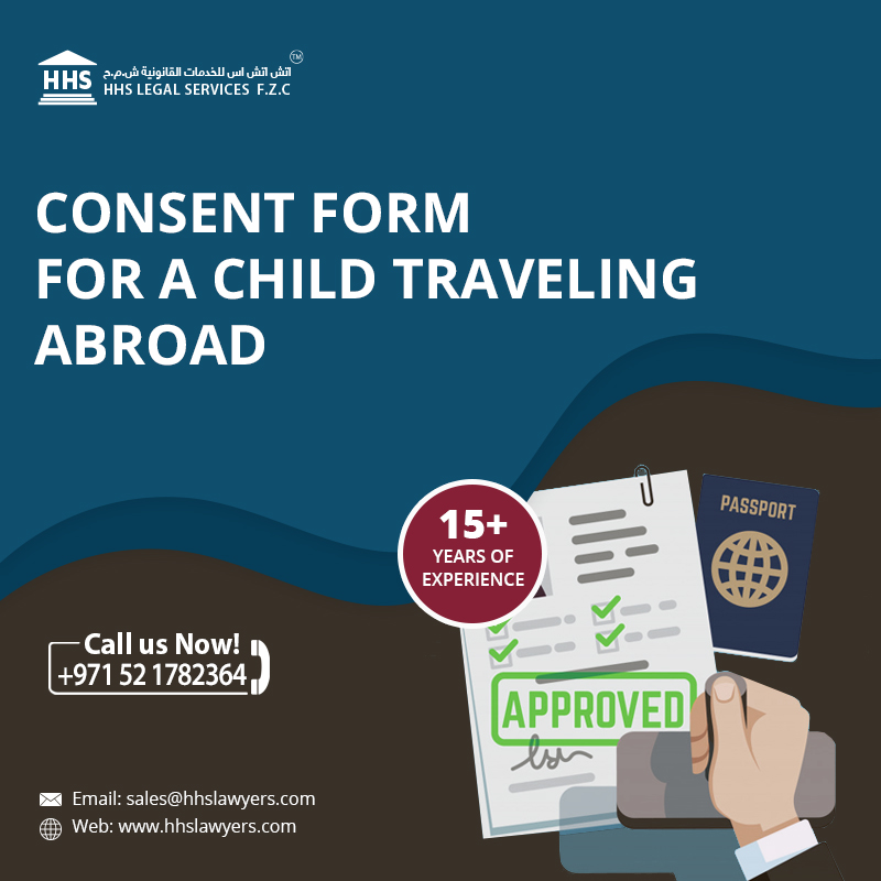 Child Travel Consent Form Get A Consent Form For A Child Traveling A BRoad